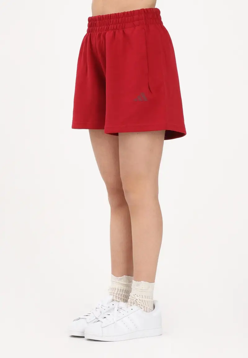 Shorts sportivo Future Icons Small Logo rosso da donna