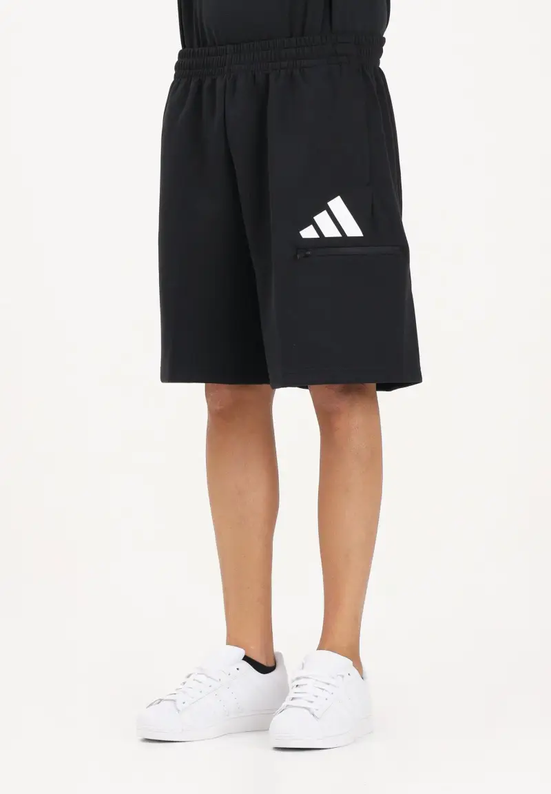 Shorts sportivo Future Icons Three Bar nero da uomo