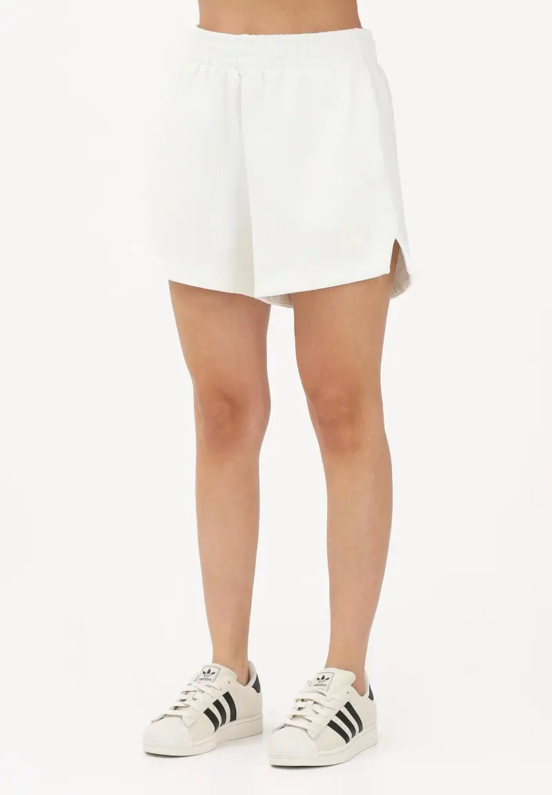 Shorts sportivo Soft Lux Loose panna da donna