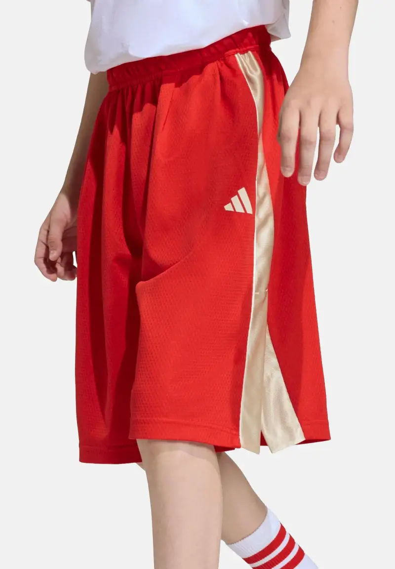 Shorts sportivo Stadium Mesh rosso da bambino miniatura 2