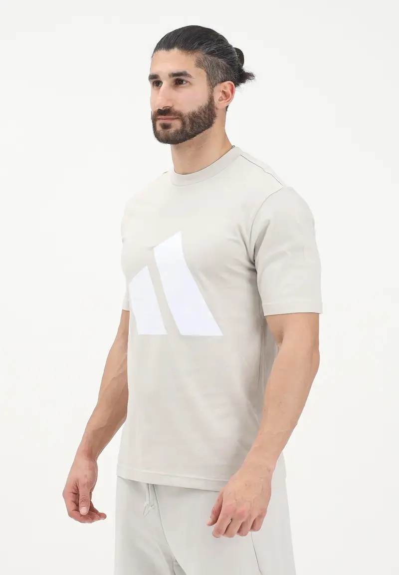 Adidas Performance T-shirt Uomo Beige 919924