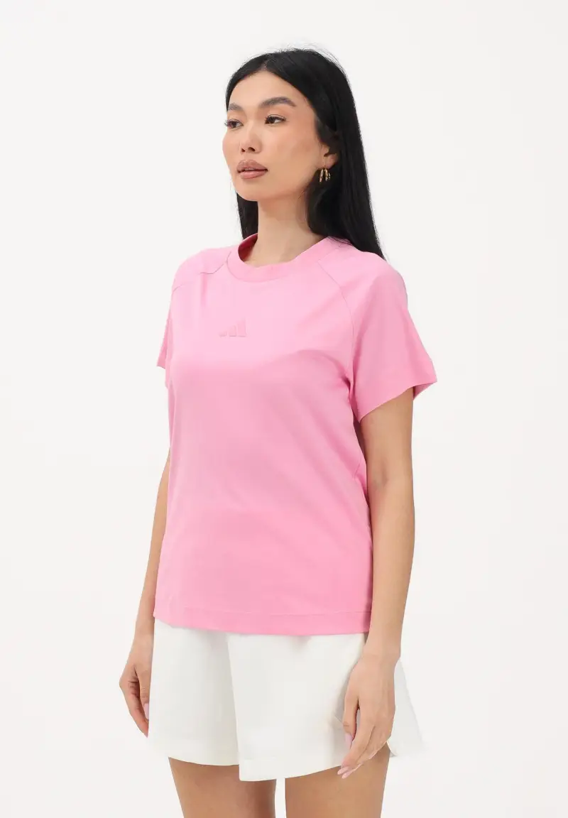 T-shirt a manica corta SOFT LUX rosa da donna
