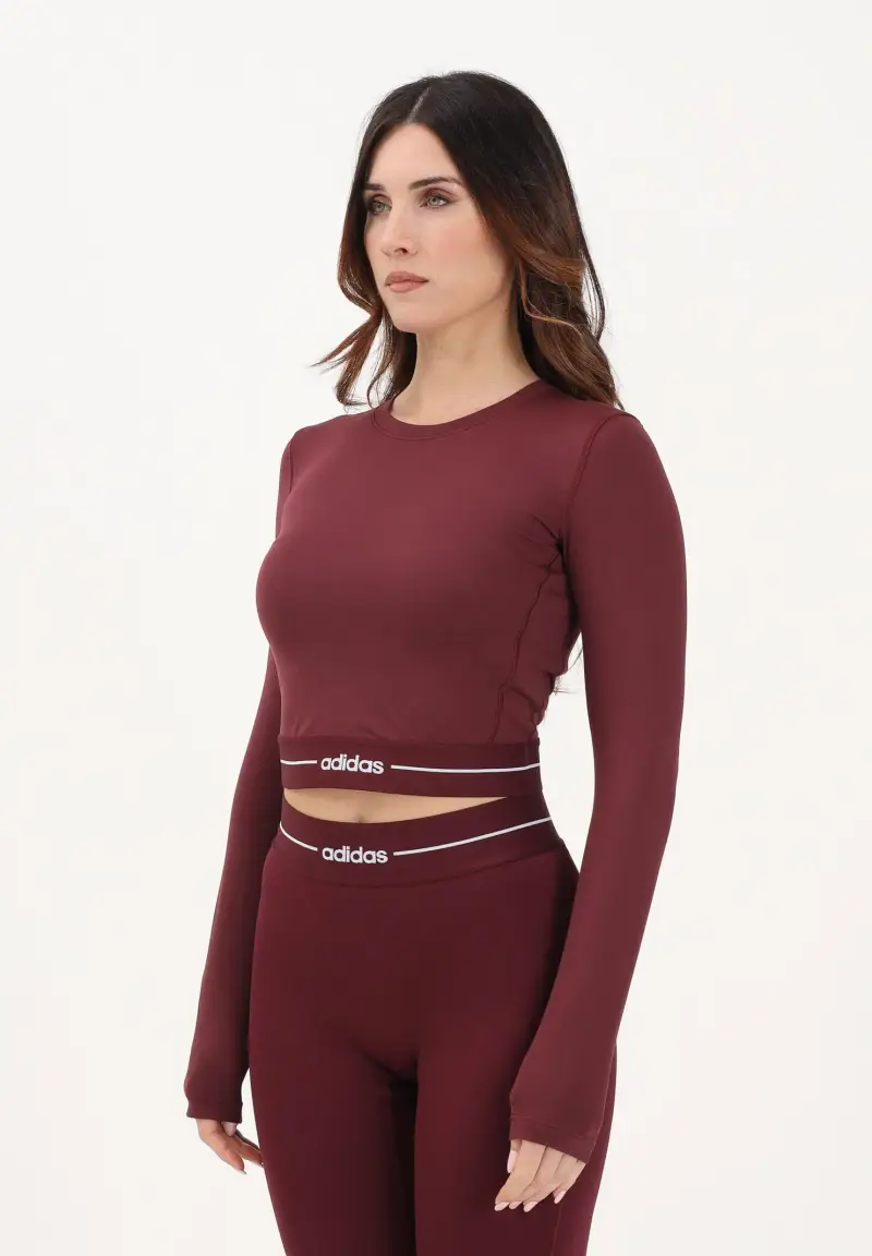 Adidas Performance Top Donna Bordeaux 4246258