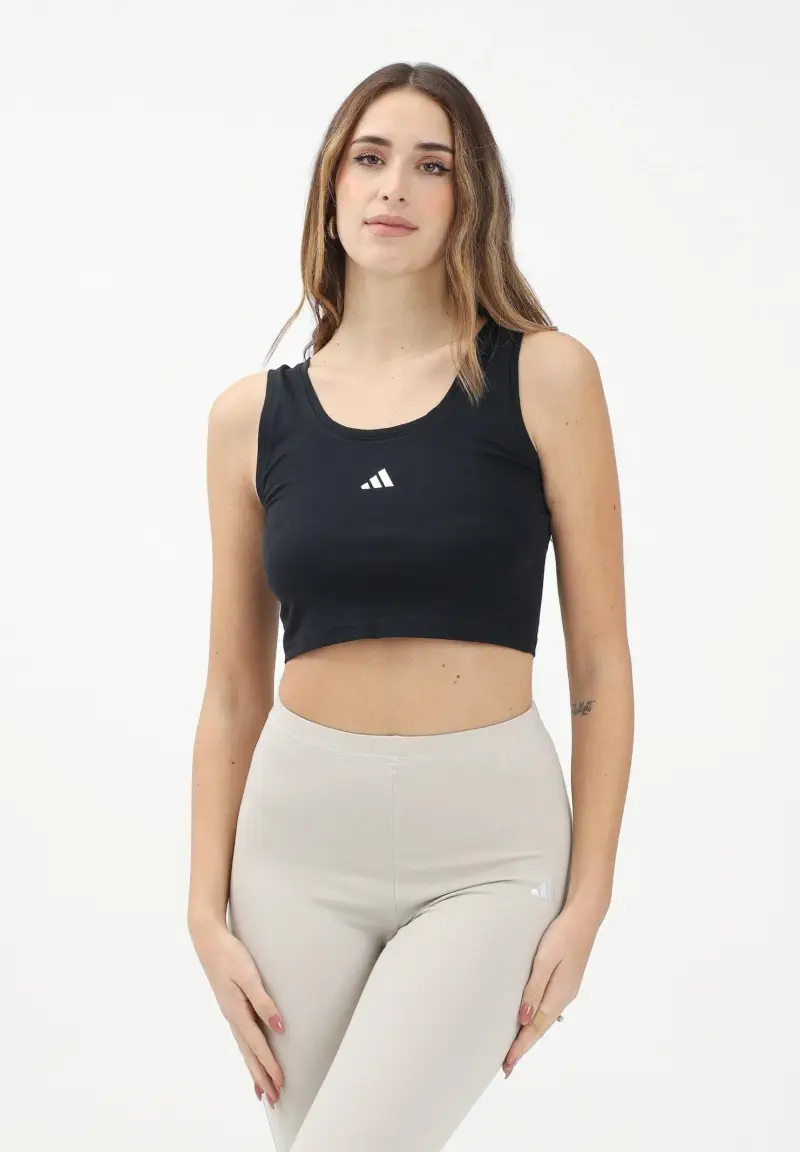 Adidas Performance Top Donna Nero 4158235 miniatura 2