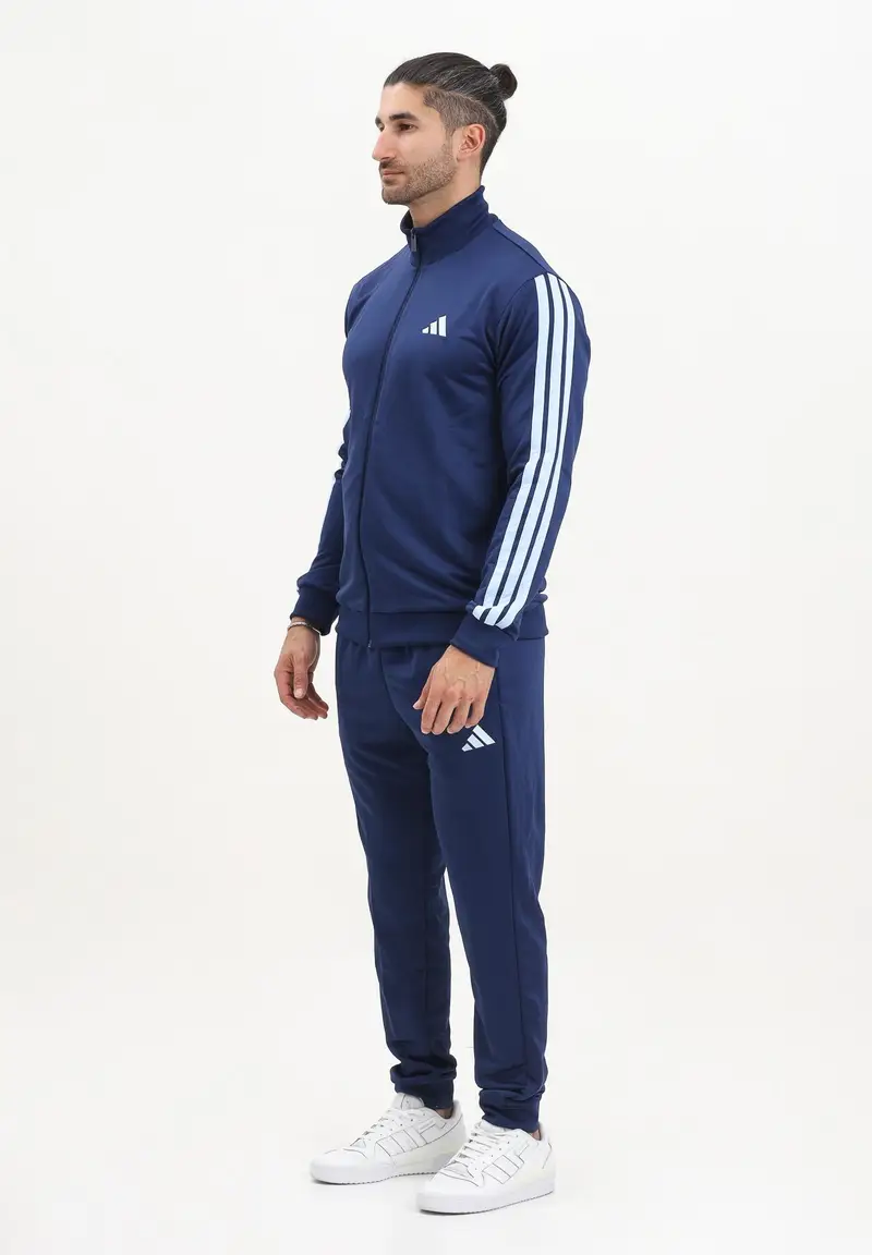 ADIDAS PERFORMANCE Tuta 3S FT TT TS blu da uomo