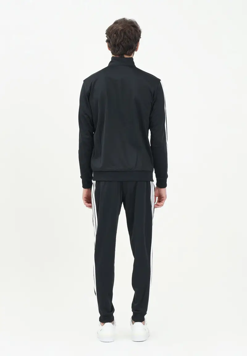 ADIDAS PERFORMANCE Tuta Basic 3-Stripes Tricot nera da uomo miniatura 2