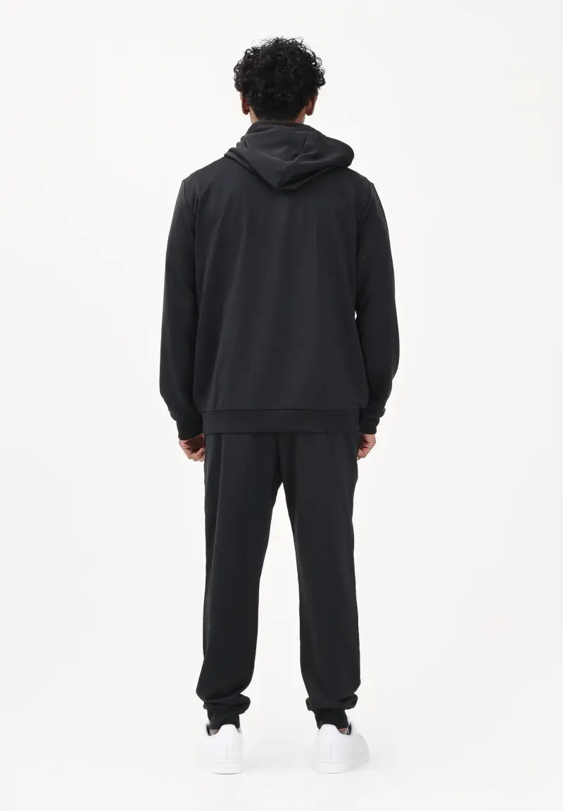 Tuta Big Logo French Terry nera da uomo miniatura 3