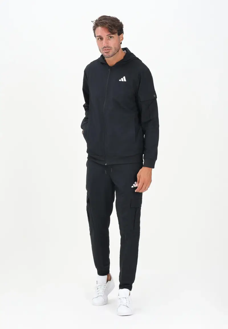 Tuta Cargo nera da uomo miniatura 2