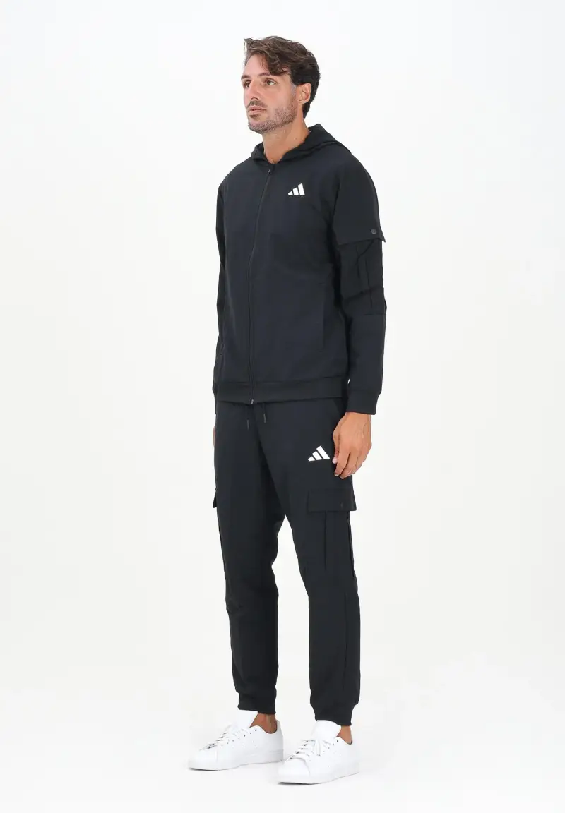 Tuta Cargo nera da uomo