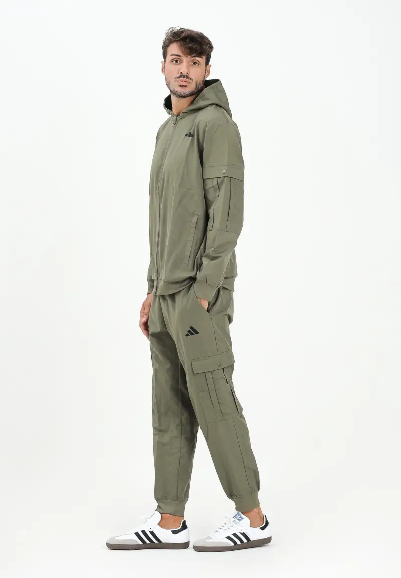 Tuta Cargo verde da uomo miniatura 2