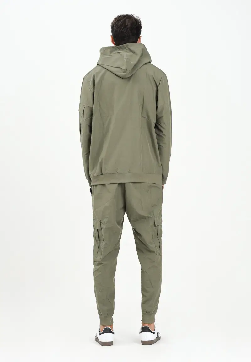 Tuta Cargo verde da uomo miniatura 3