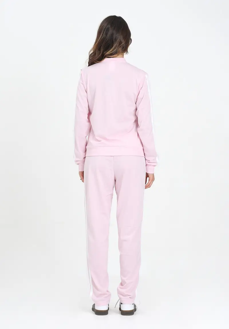ADIDAS PERFORMANCE Tuta Essentials 3-Stripes rosa da donna miniatura 2