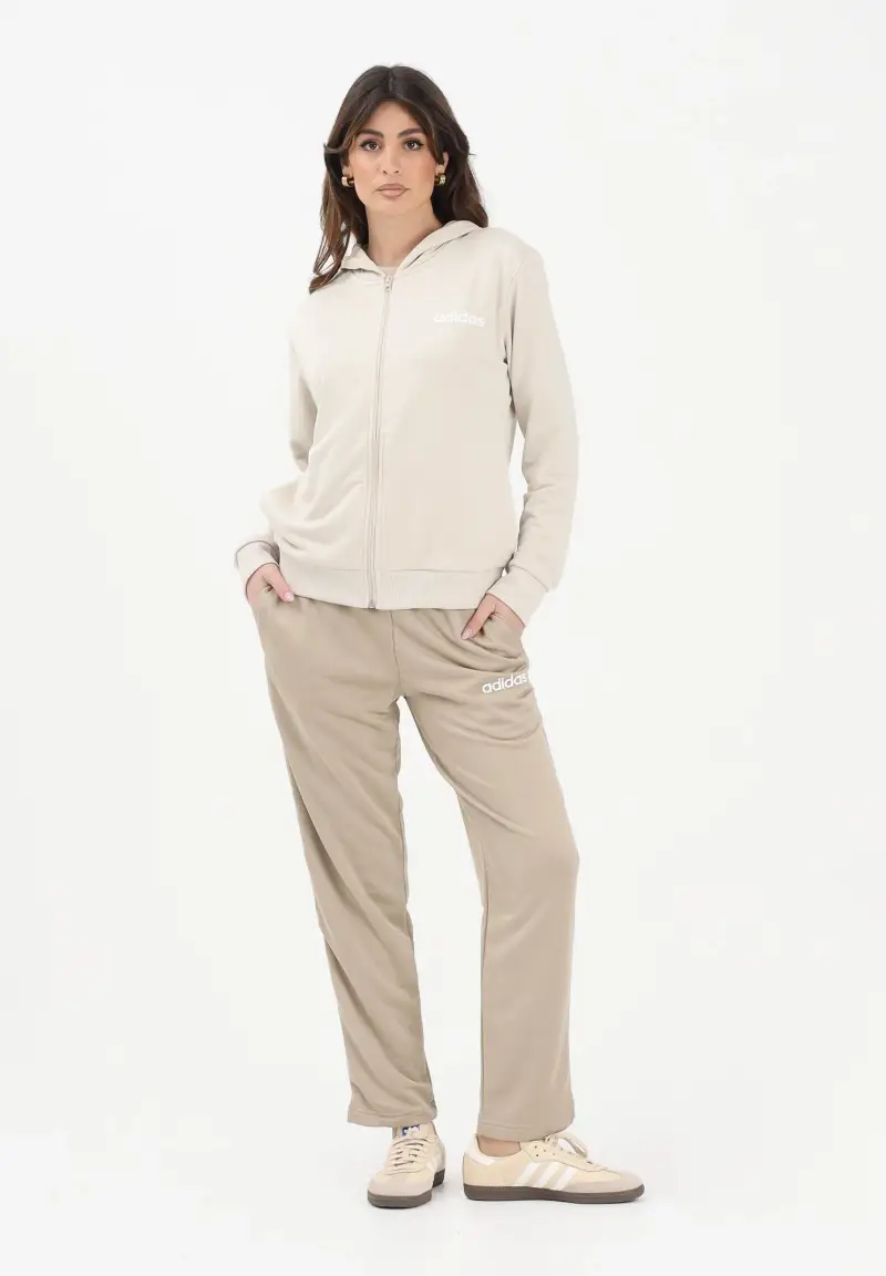 Tuta Essentials Linear beige da donna miniatura 2