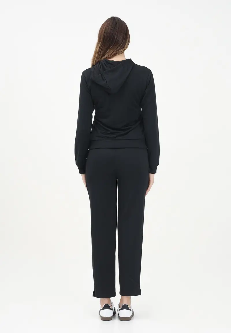 ADIDAS PERFORMANCE Tuta sportiva Essentials Linear nera da donna miniatura 2