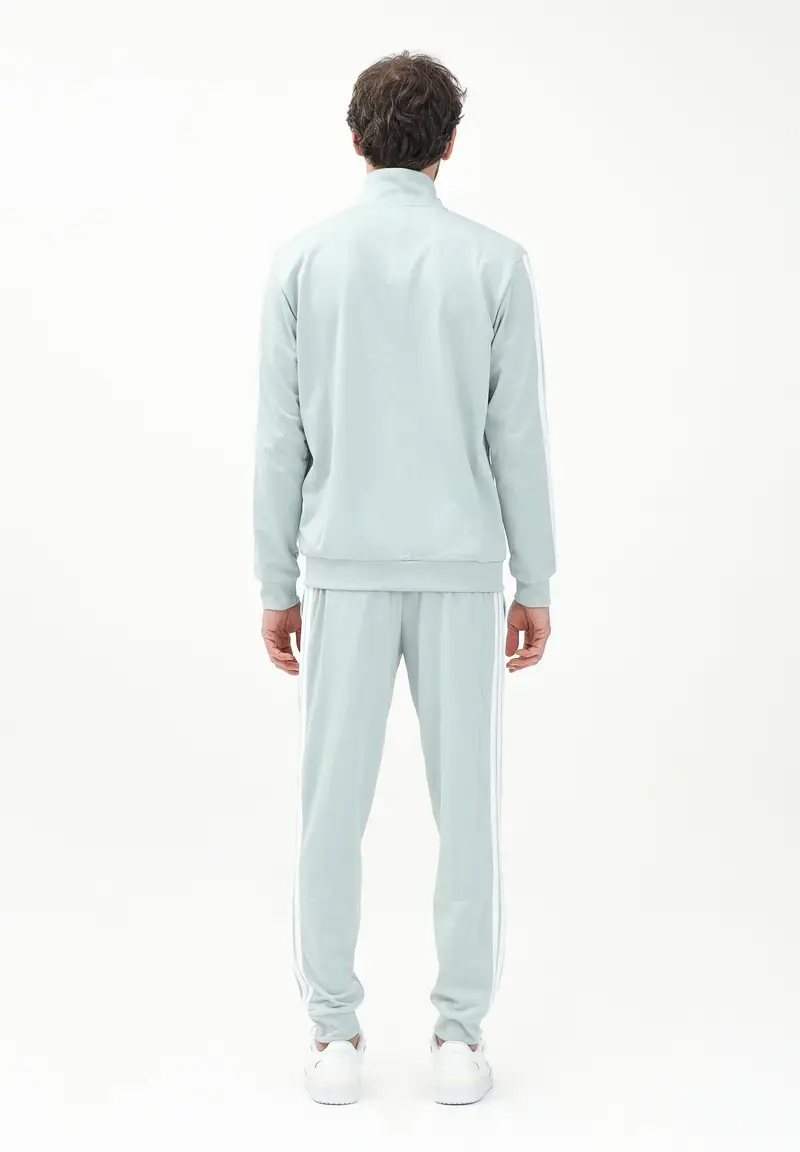 ADIDAS PERFORMANCE Tuta Sportswear Basic 3-Stripes Tricot grigia da uomo miniatura 2