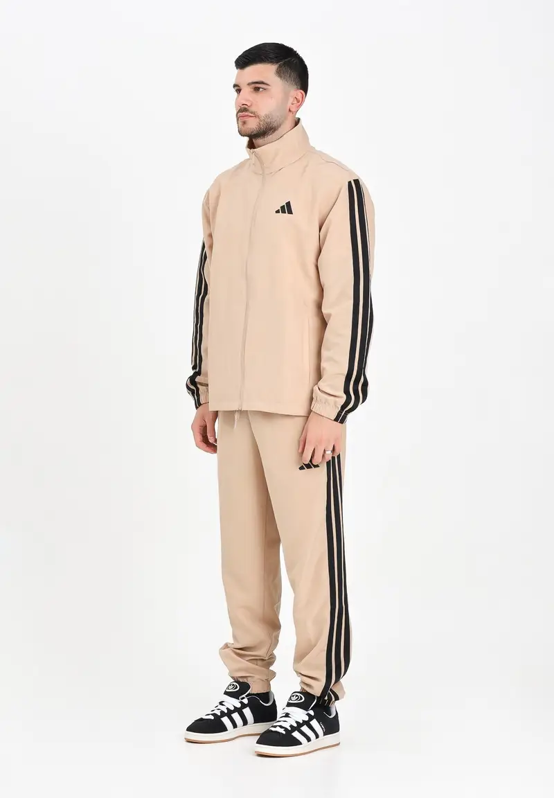 Tuta Sportswear Basic 3-Stripes Woven beige da uomo