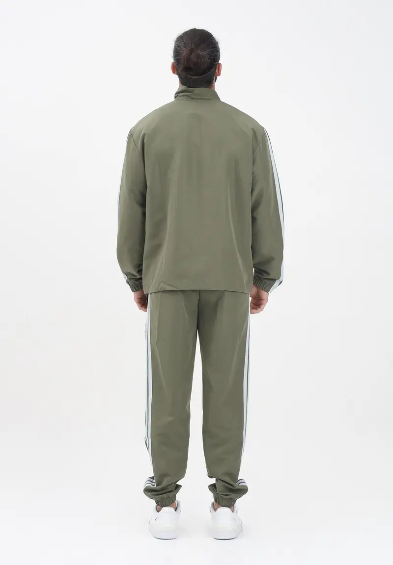 ADIDAS PERFORMANCE Tuta Sportswear Basic 3-Stripes Woven verde da uomo miniatura 2