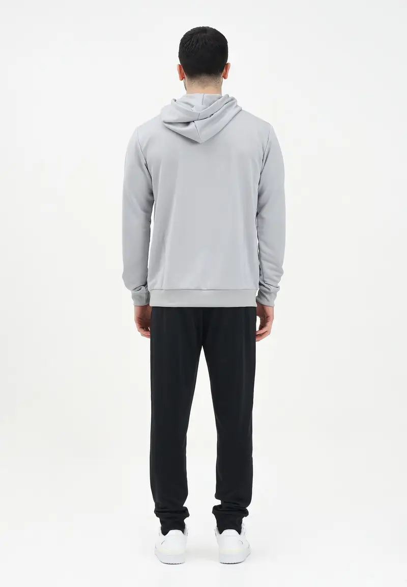 ADIDAS PERFORMANCE Tuta Sportswear Big Logo French Terry nera e grigia da uomo miniatura 2