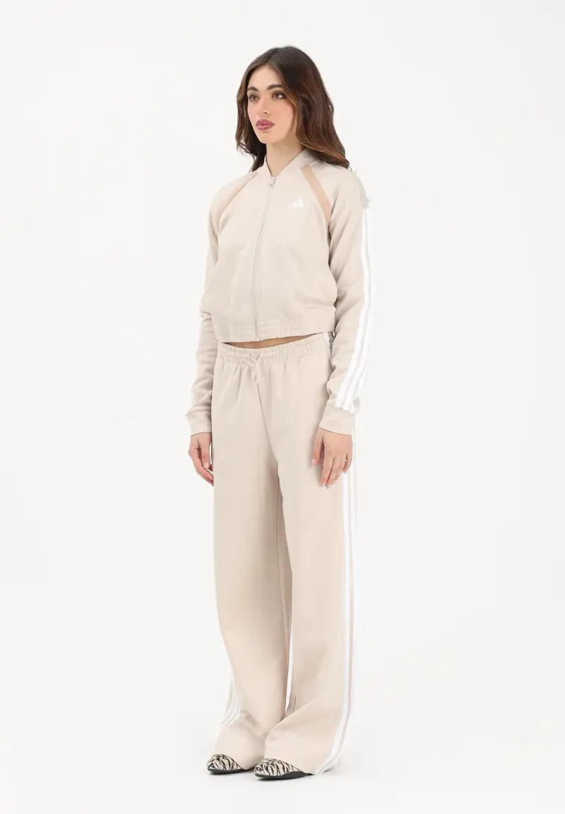 Tuta Teamsport beige da donna