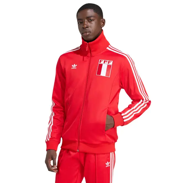 Peru Training Jacket male Giacche - Rosso - Jersey di cotone - Foot Locker Red