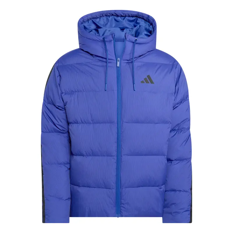 Piumino con cappuccio adidas Essentials 3-Stripes Bleu