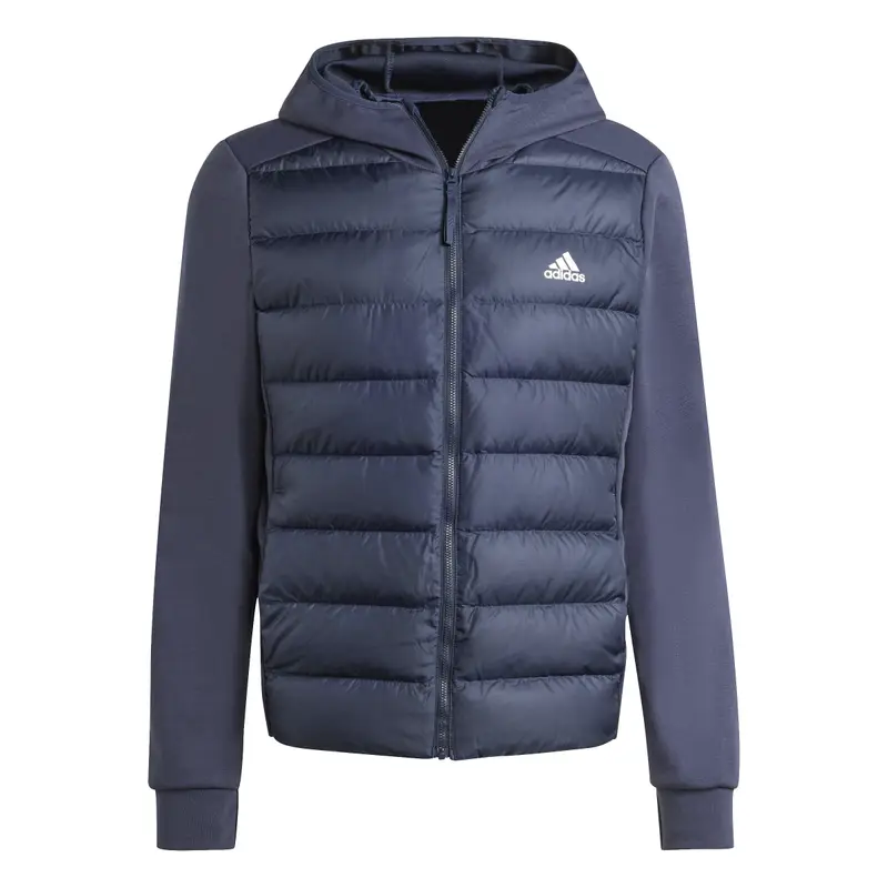 Piumino con cappuccio Adidas Essentials Hybrid Bleu