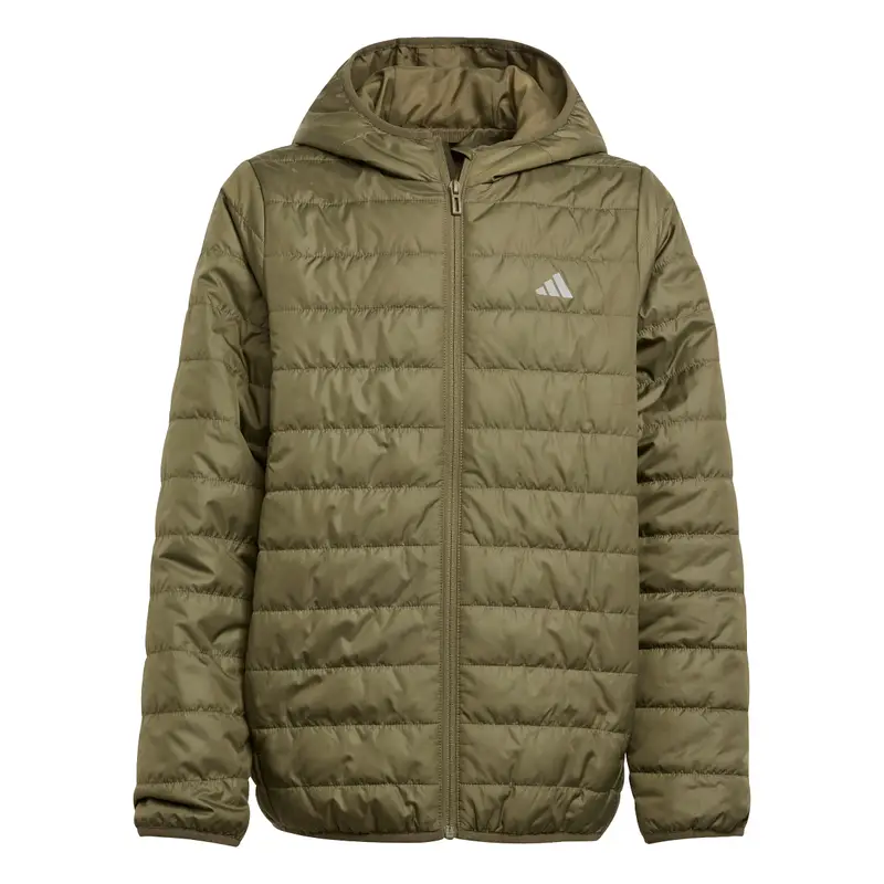 Piumino con cappuccio per bambini adidas Essentials Vert