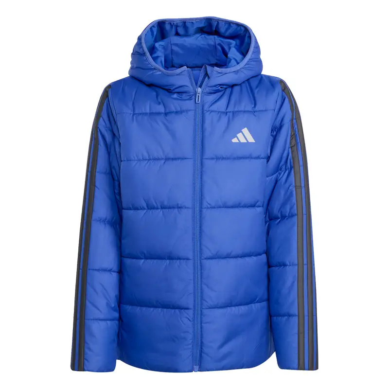 Piumino con zip con cappuccio per bambini adidas Essentials Bleu