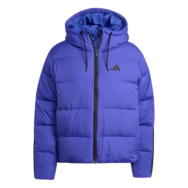 Piumino da donna adidas Essentials 3-Stripes Bleu