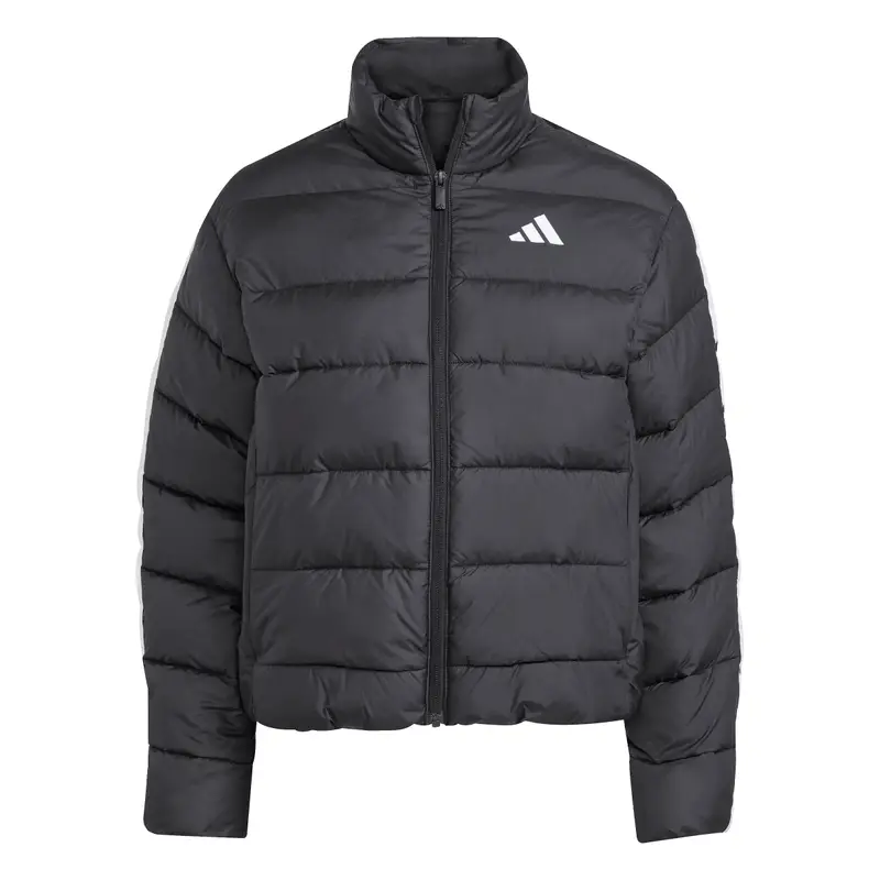 Piumino da donna adidas Essentials Climawarm 3 stripes Noir