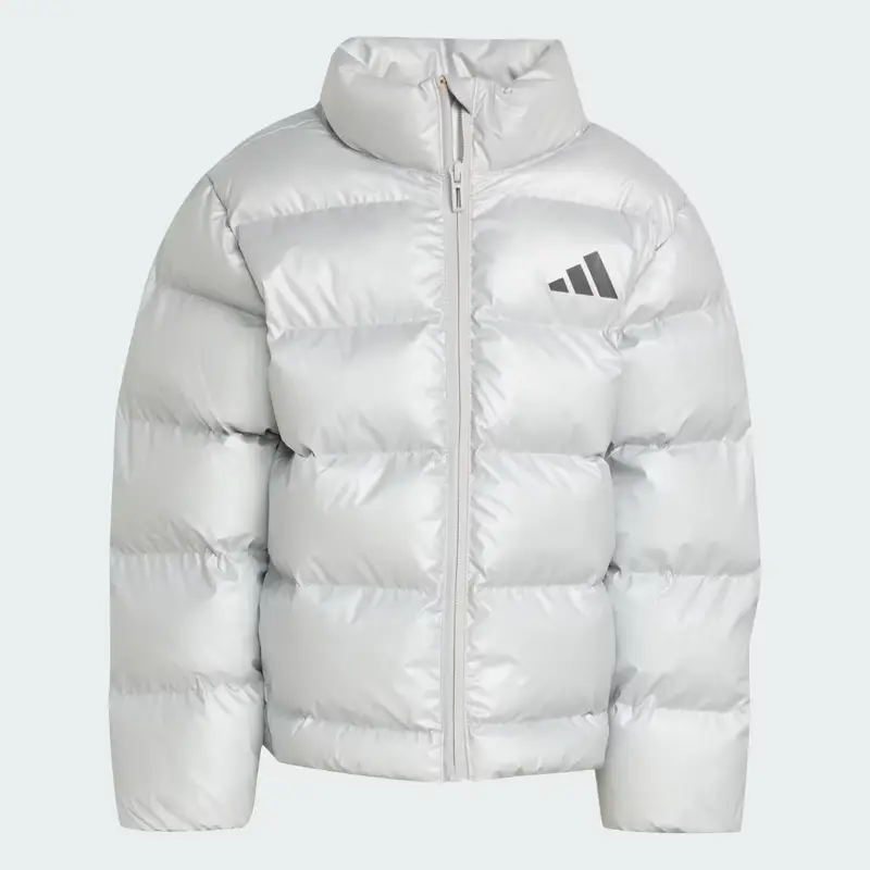 Piumino sintetico junior in stile glam Silver Metallic miniatura 4