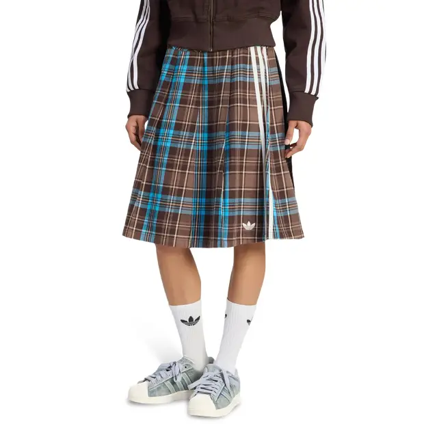 Pleated Check Skirt Donna - Gonne Multi - di cotone