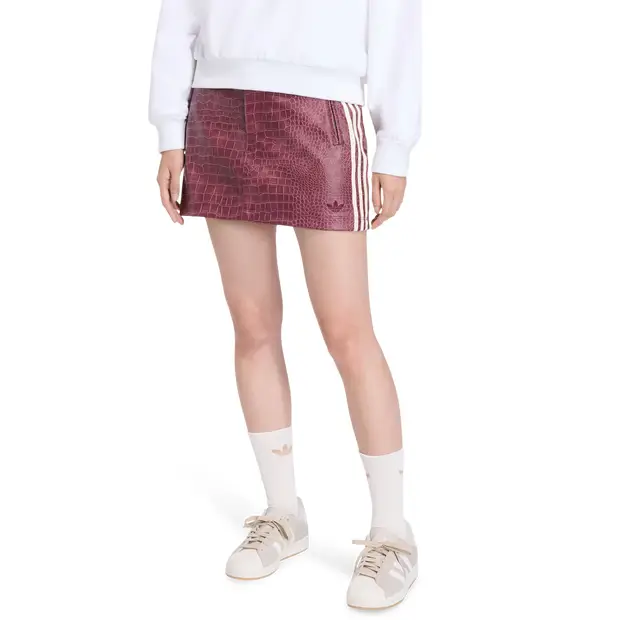 Pleather Mini Skirt Donna - Gonne Rosso - di cotone Red