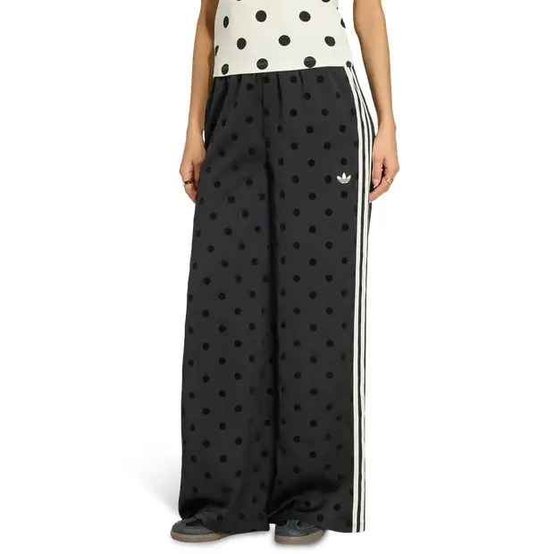 Polka Dots Donna - Pantaloni Nero - Mesh Black