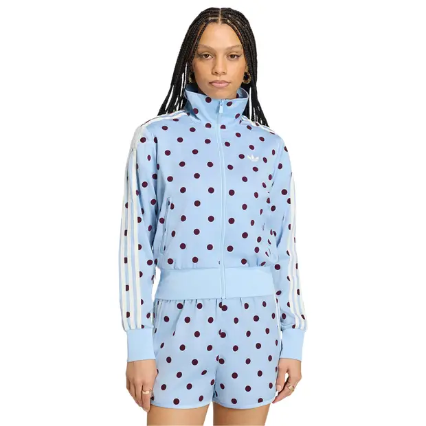 Polka Dots Donna - Top da pista Blu - Mesh Blue