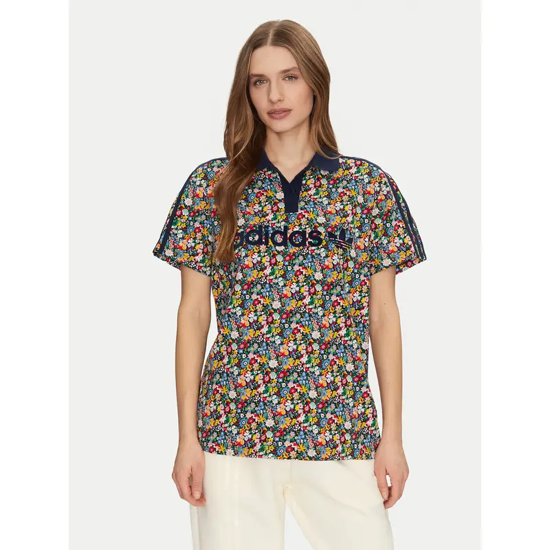 Polo Liberty London Football JC7786 Multicolore Loose Fit