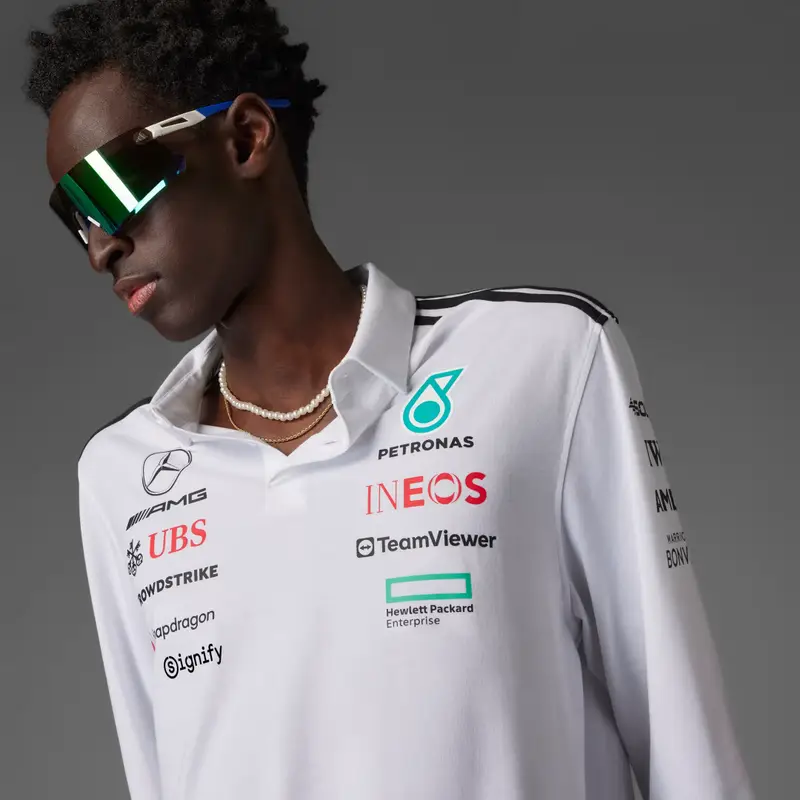 Adidas Polo Bianco 3140995 miniatura 3