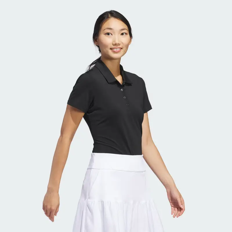 Polo Ultimate365 Solid Short Sleeve Black miniatura 3