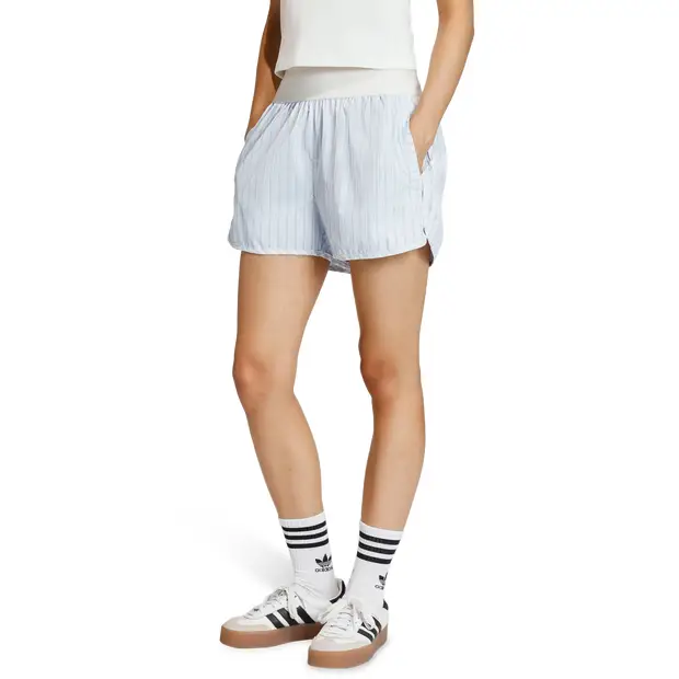 Poplin Shorts Donna - Pantaloncini Blu Blue