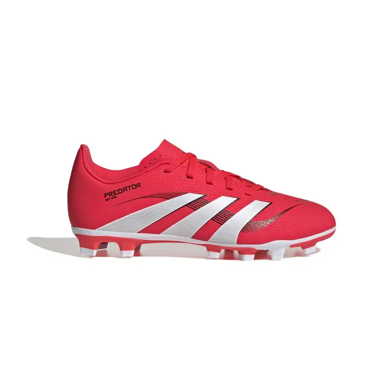 Predator Club Fg Mg Rosso Bianco - Scarpe Da Calcio Bambino EUR 38 2/3 / UK 5,5
