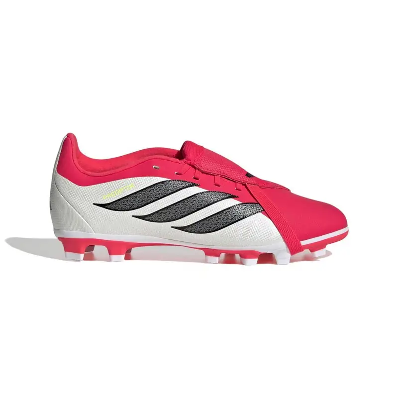 Predator Club Ft Fg Mg J Rosso Nero Bianco - Scarpe Da Calcio Bambino EUR 37 1/3 / UK 4,5