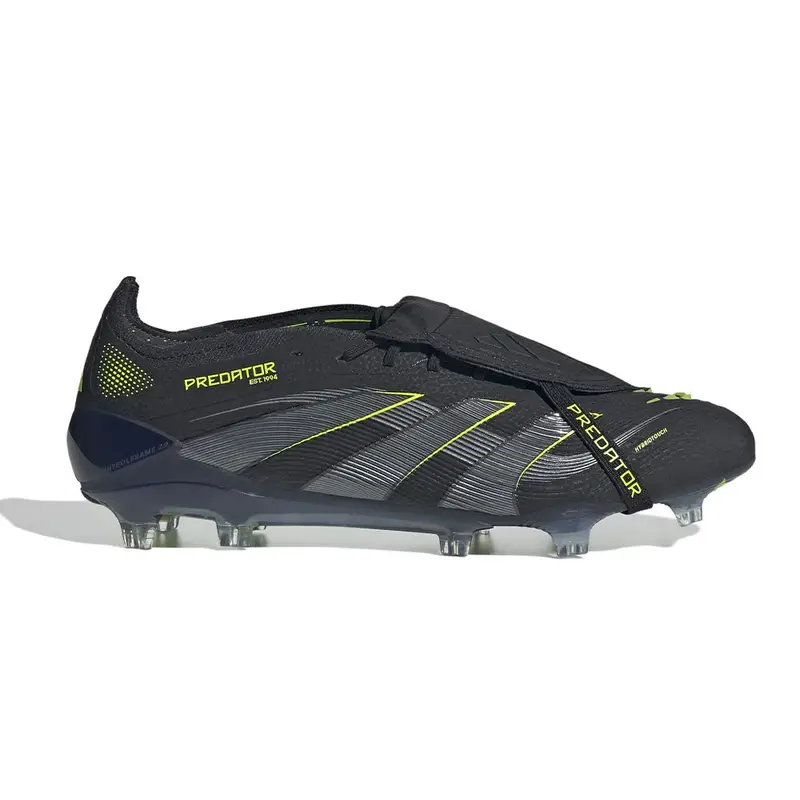 Predator Elite Ft Fg Nero Grigio - Scarpe Da Calcio Uomo EUR 46 / UK 11