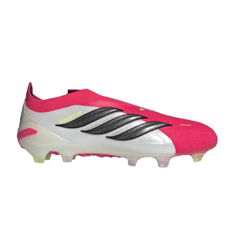 Predator Elite Ll Fg Rosso Nero Bianco - Scarpe Da Calcio Uomo EUR 46 / UK 11