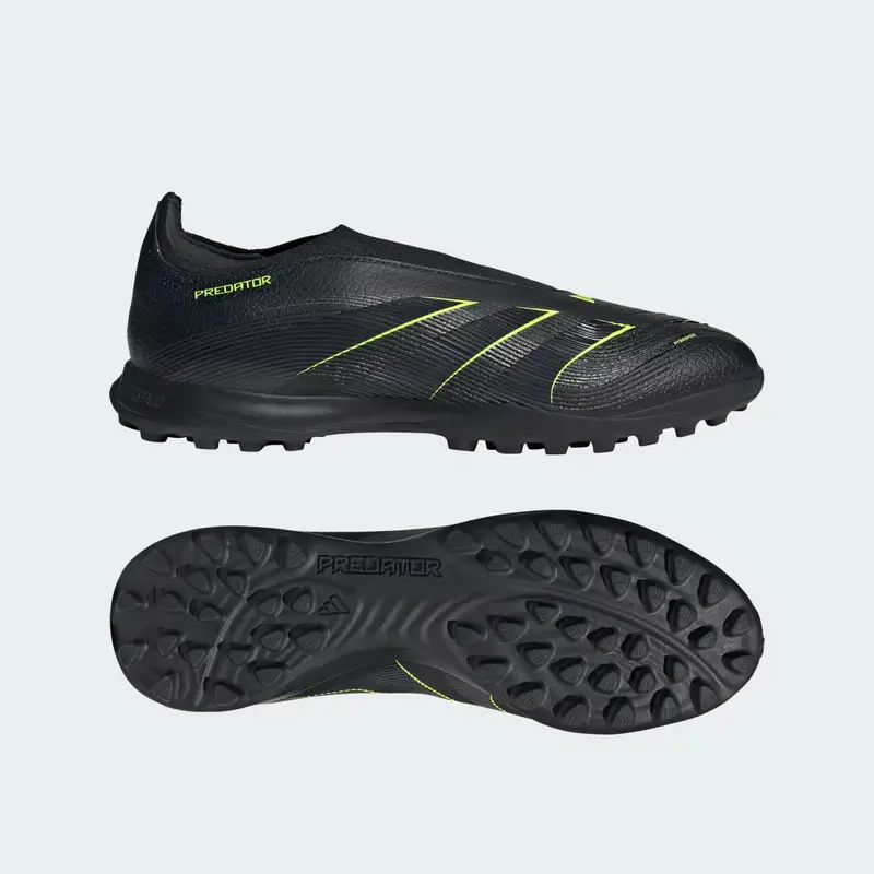 Predator League Laceless Turf Boots Core Black