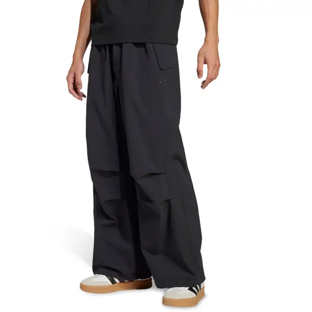 Premium Essentials Parachute Bottoms male Pantaloni - Nero - Nylon - Foot Locker Black