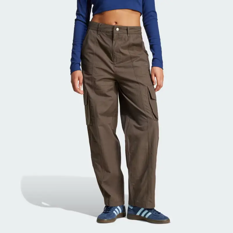 Premium Essentials Ripstop Cargo Trousers Shadow Olive