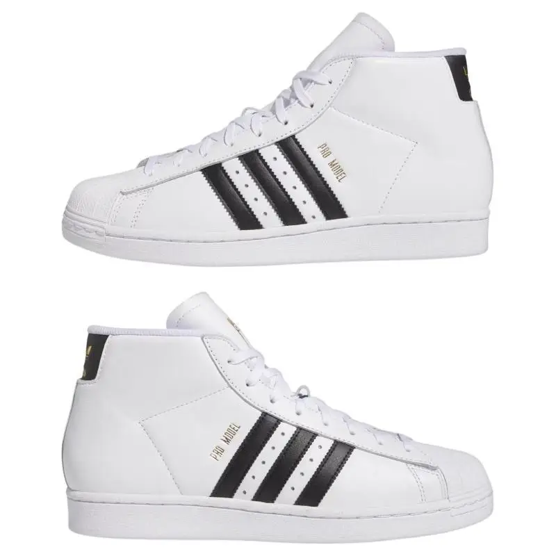 Adidas Sneakers Pro Model Adv Bianco e Nero Donna miniatura 2