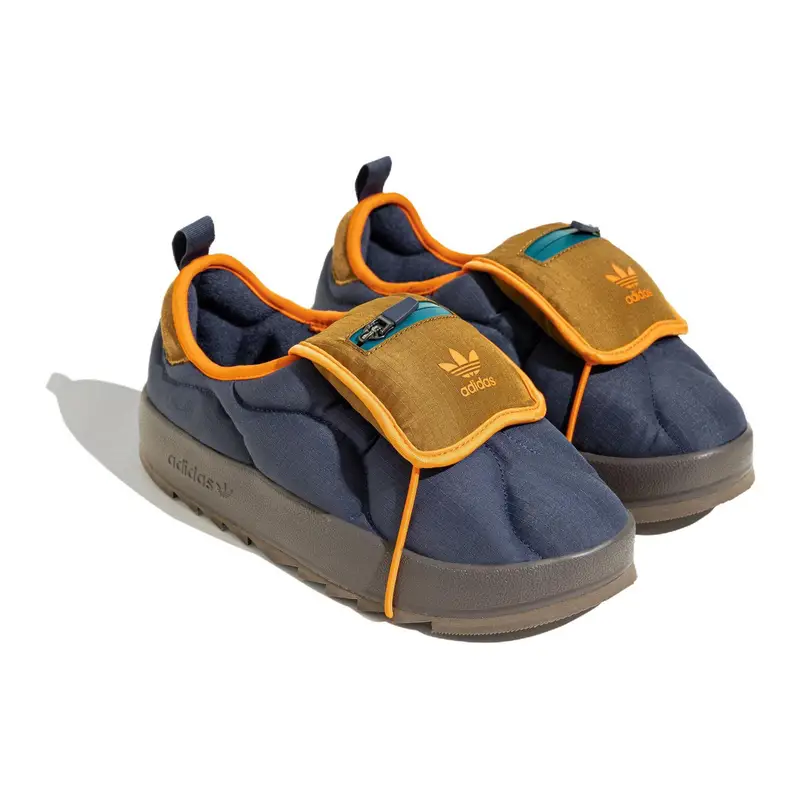 Puffylette Shadow Navy Sneakers Unisex Blu Bronzo-Più Dritto Arancione IF3956 37 miniatura 3