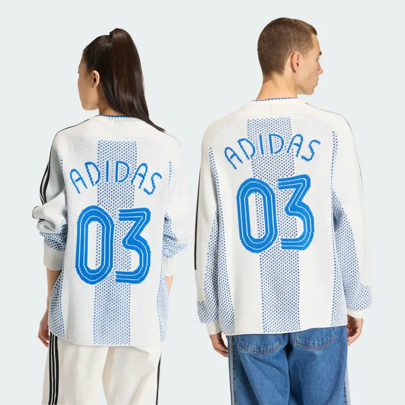 PULLOVER ADICOLOR BLOKECORE LONGSLEEVES LIGHT WEIGHT NEUTRAL White miniatura 2