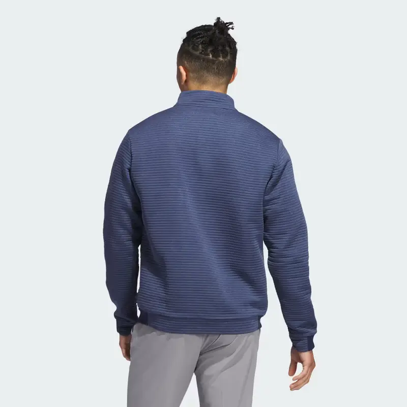Pullover testurizzato con zip da Â¼ Ultimate365 DWR Collegiate Navy miniatura 2